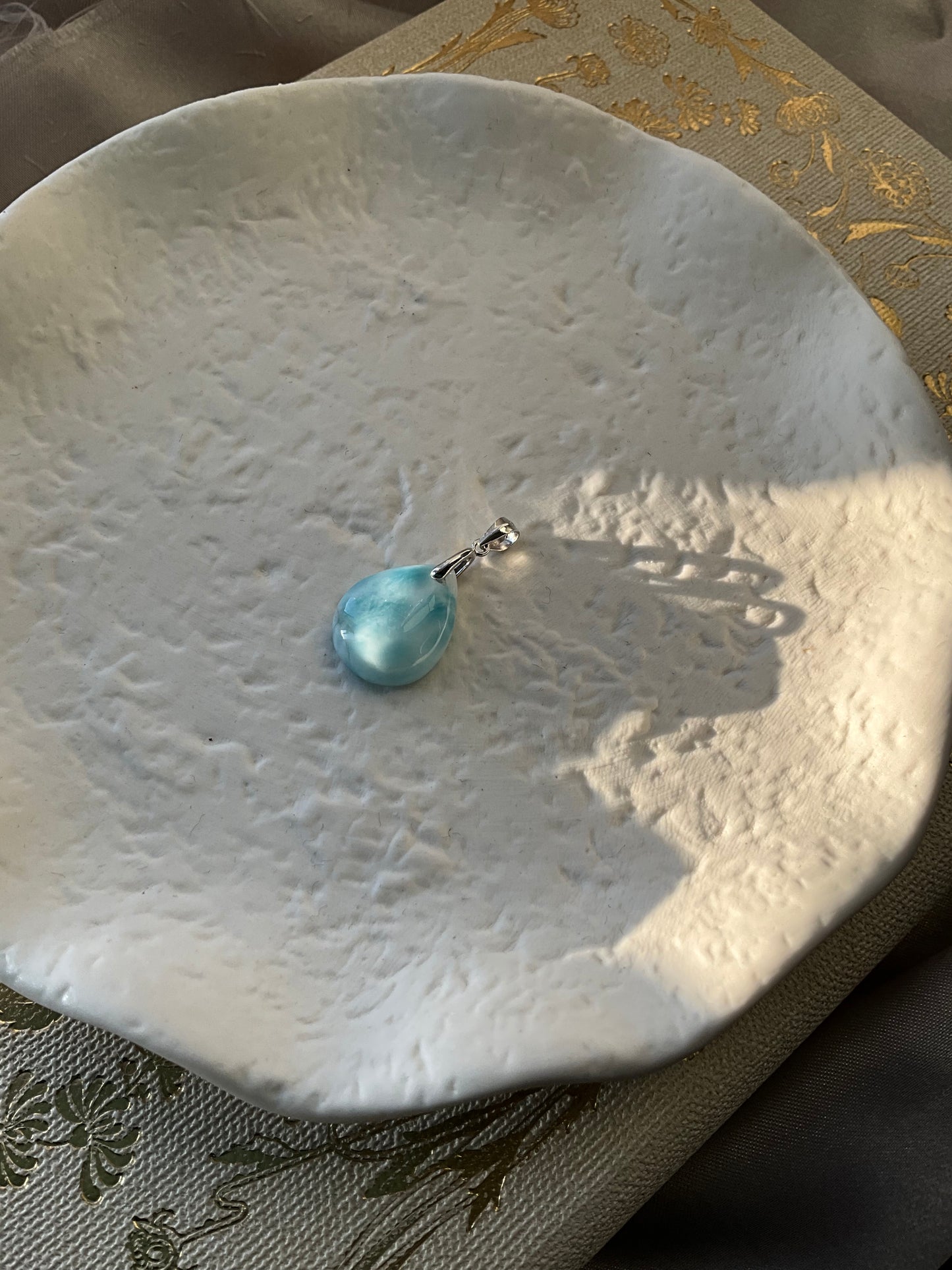 Larimar pendant