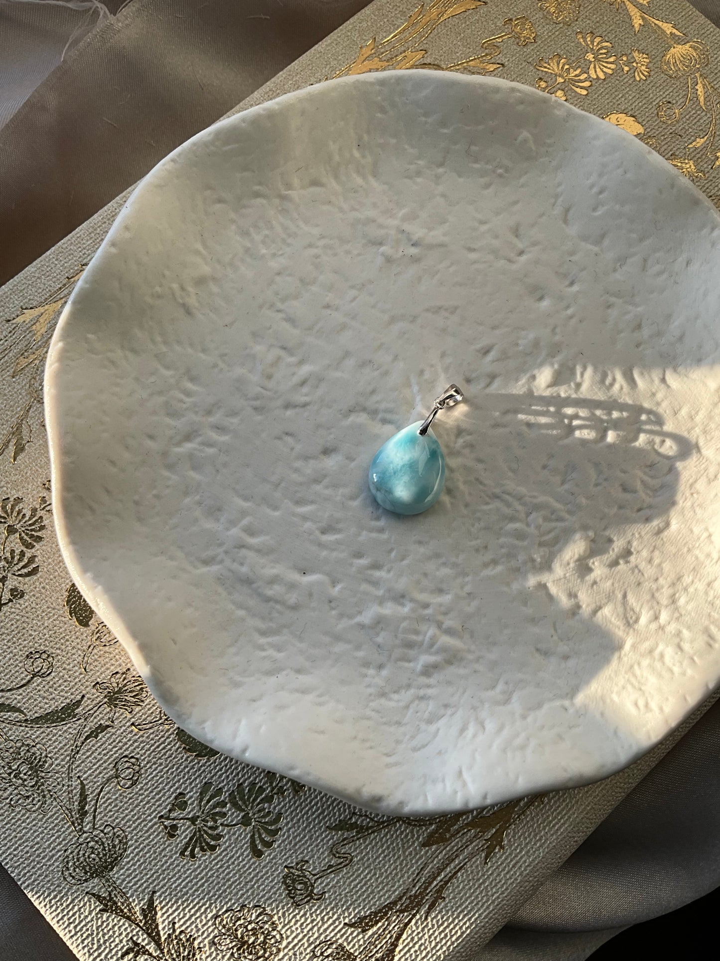 Larimar pendant