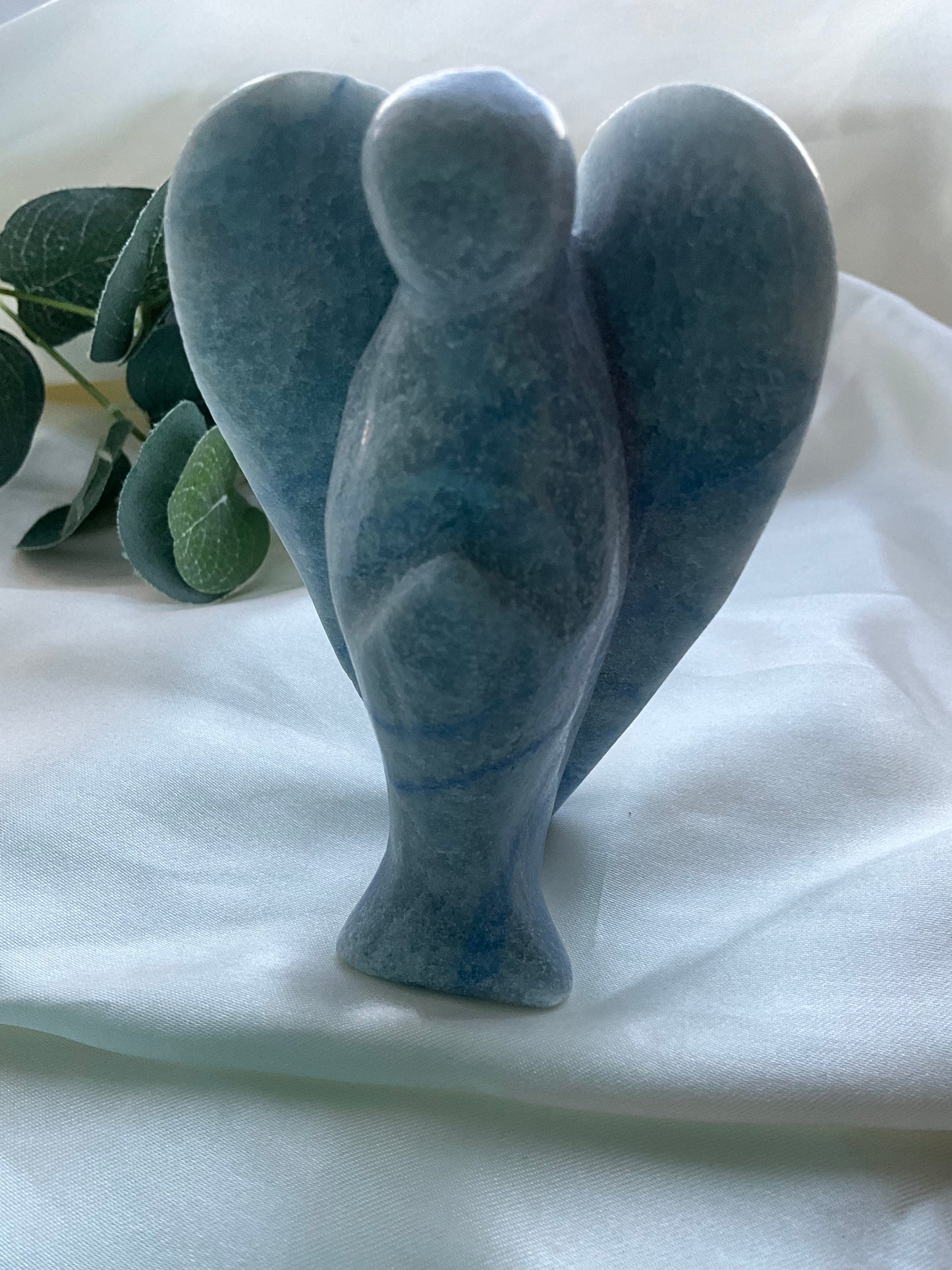 Blue Aventurine Angel Crystal Carving