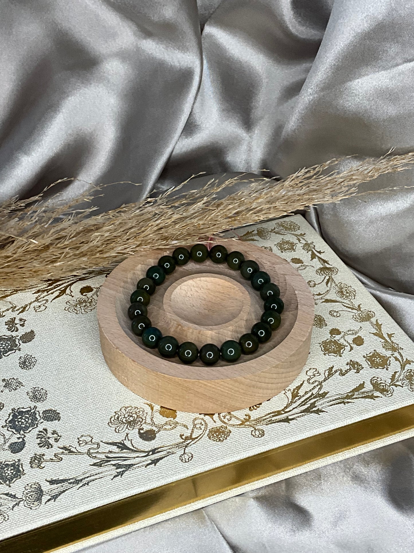 Green Agate Crystal Bracelet