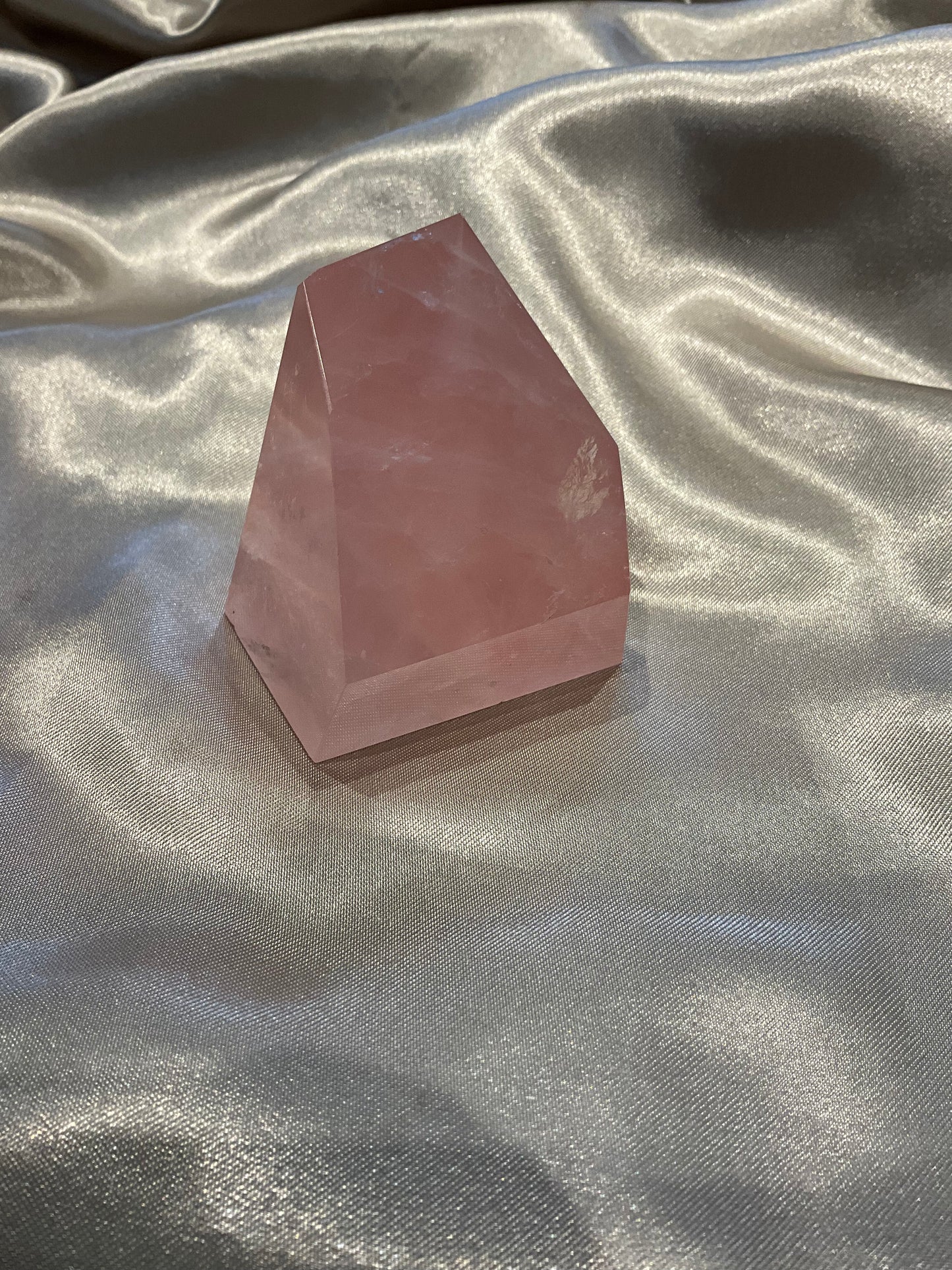 High grade Rose Quartz Freeform Crystal