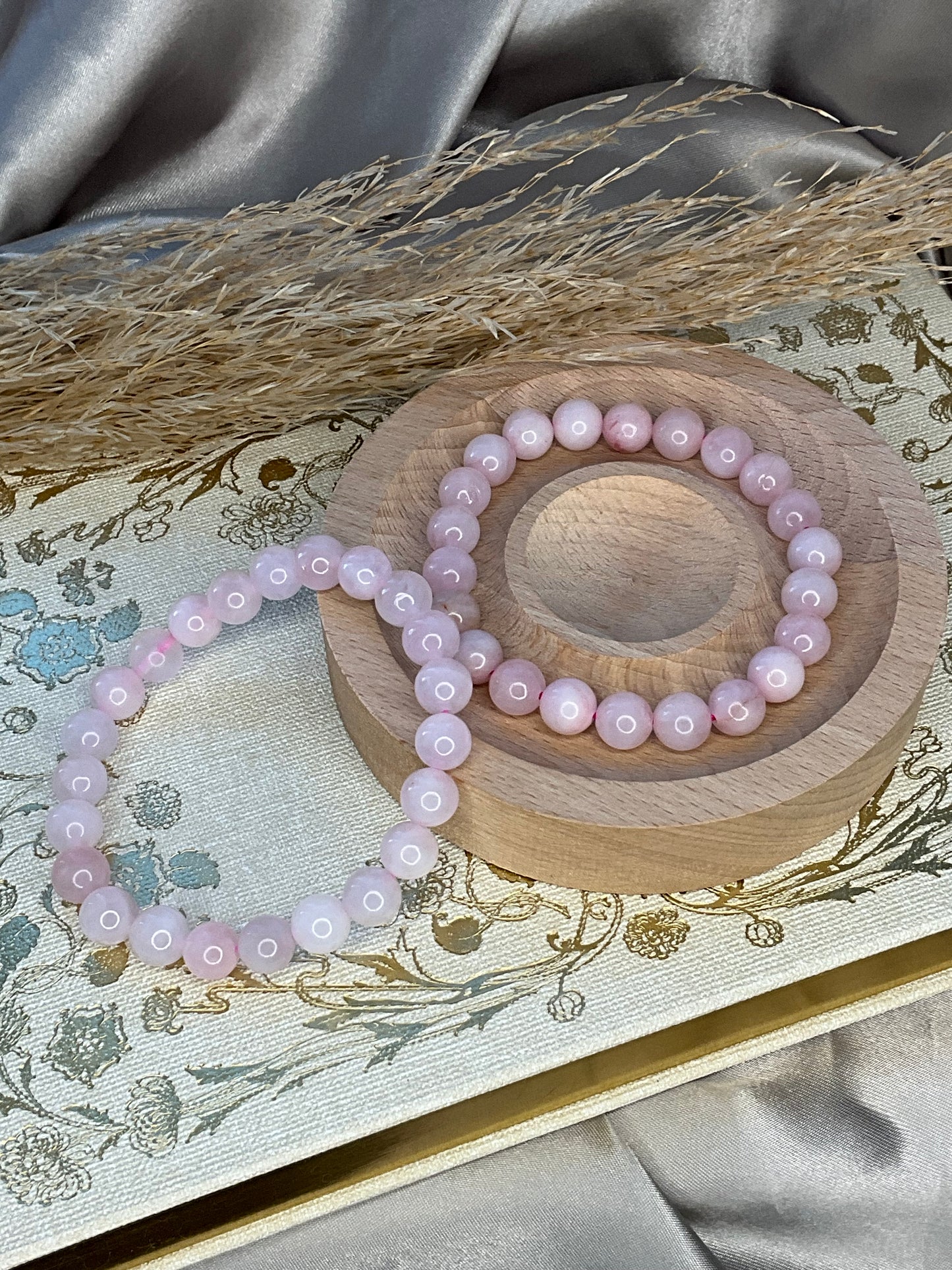 Rose Quartz Crystal Bracelet