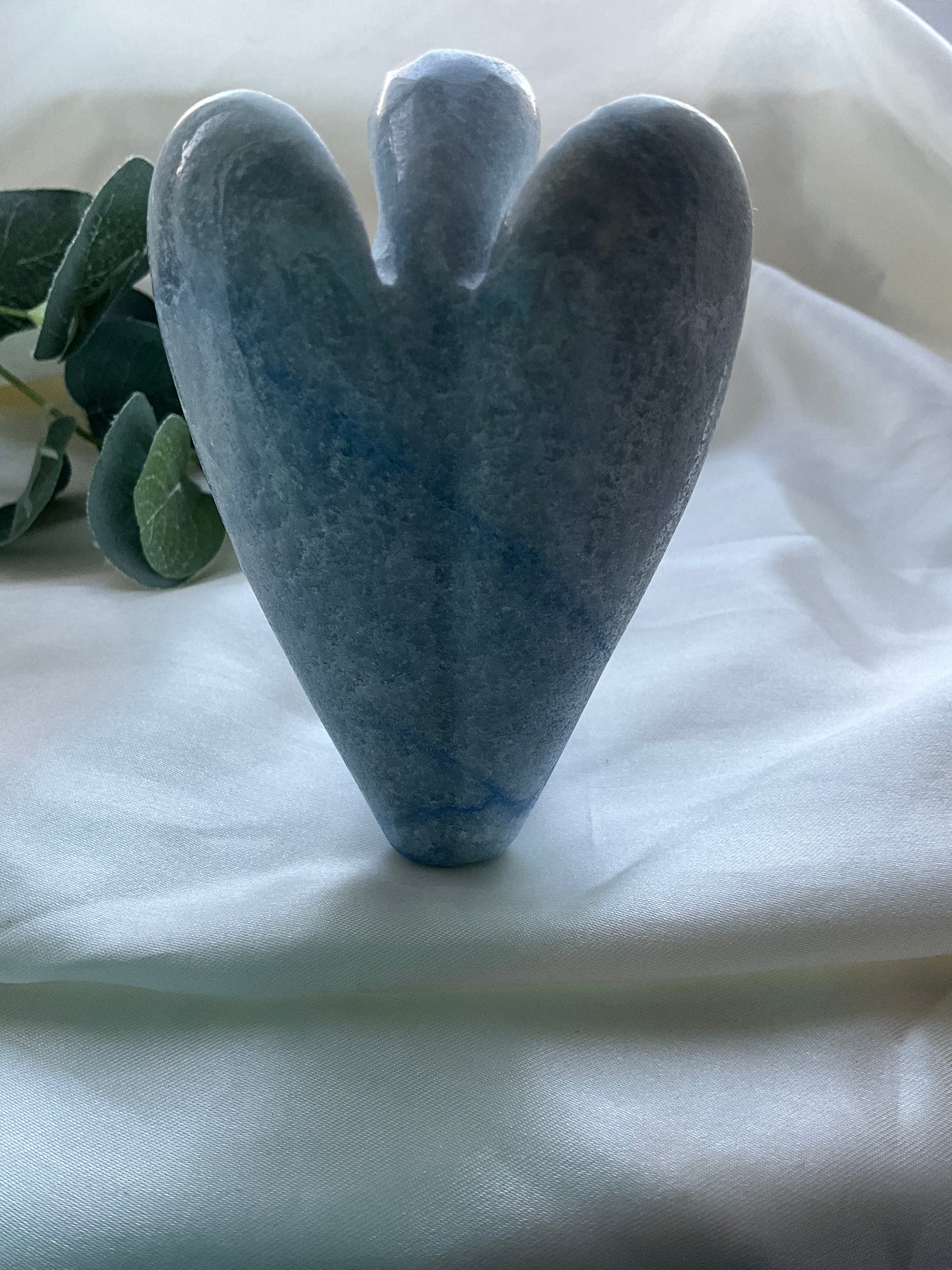 Blue Aventurine Angel Crystal Carving