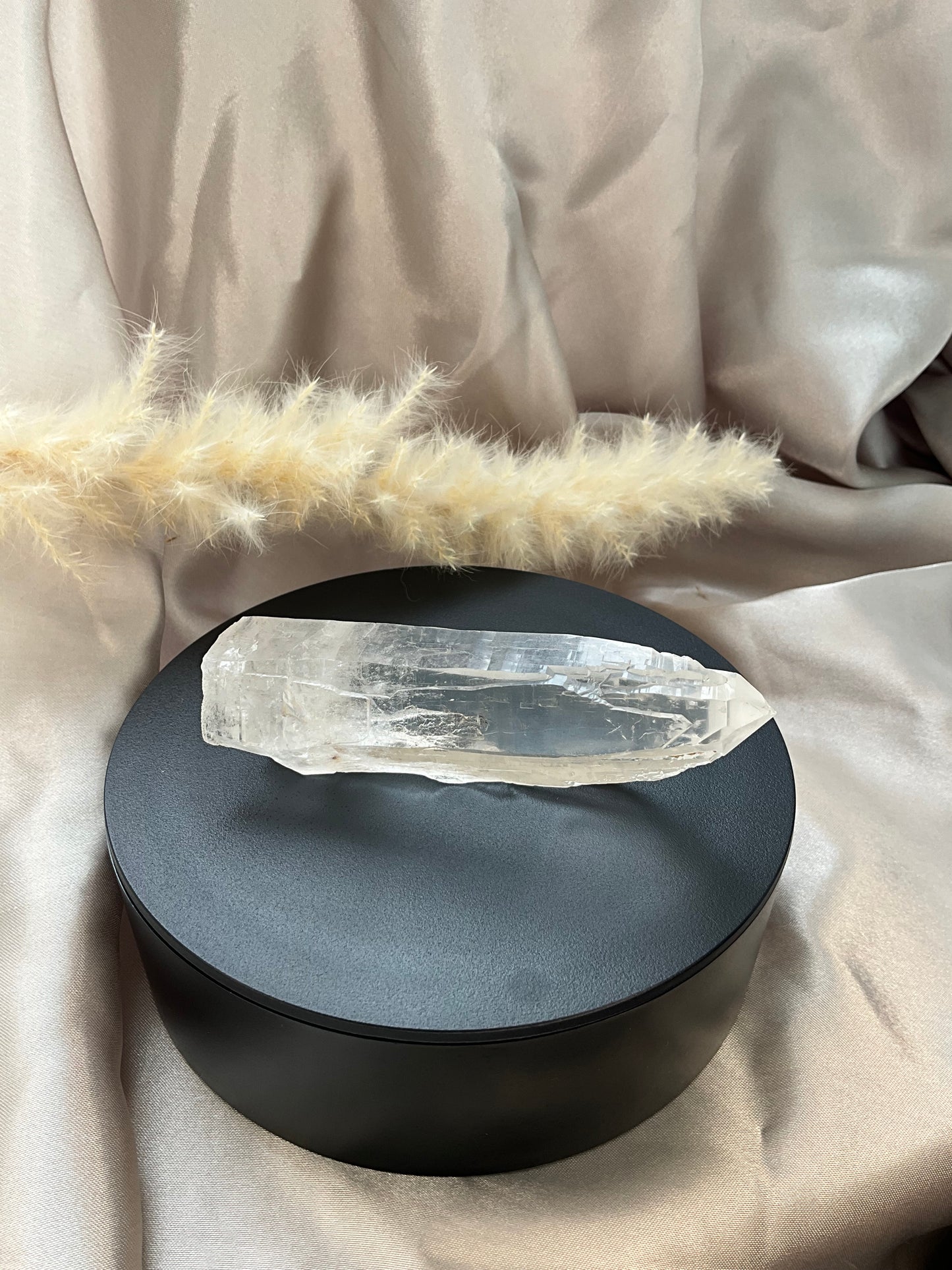 Lemurian Quartz point. Medium sized