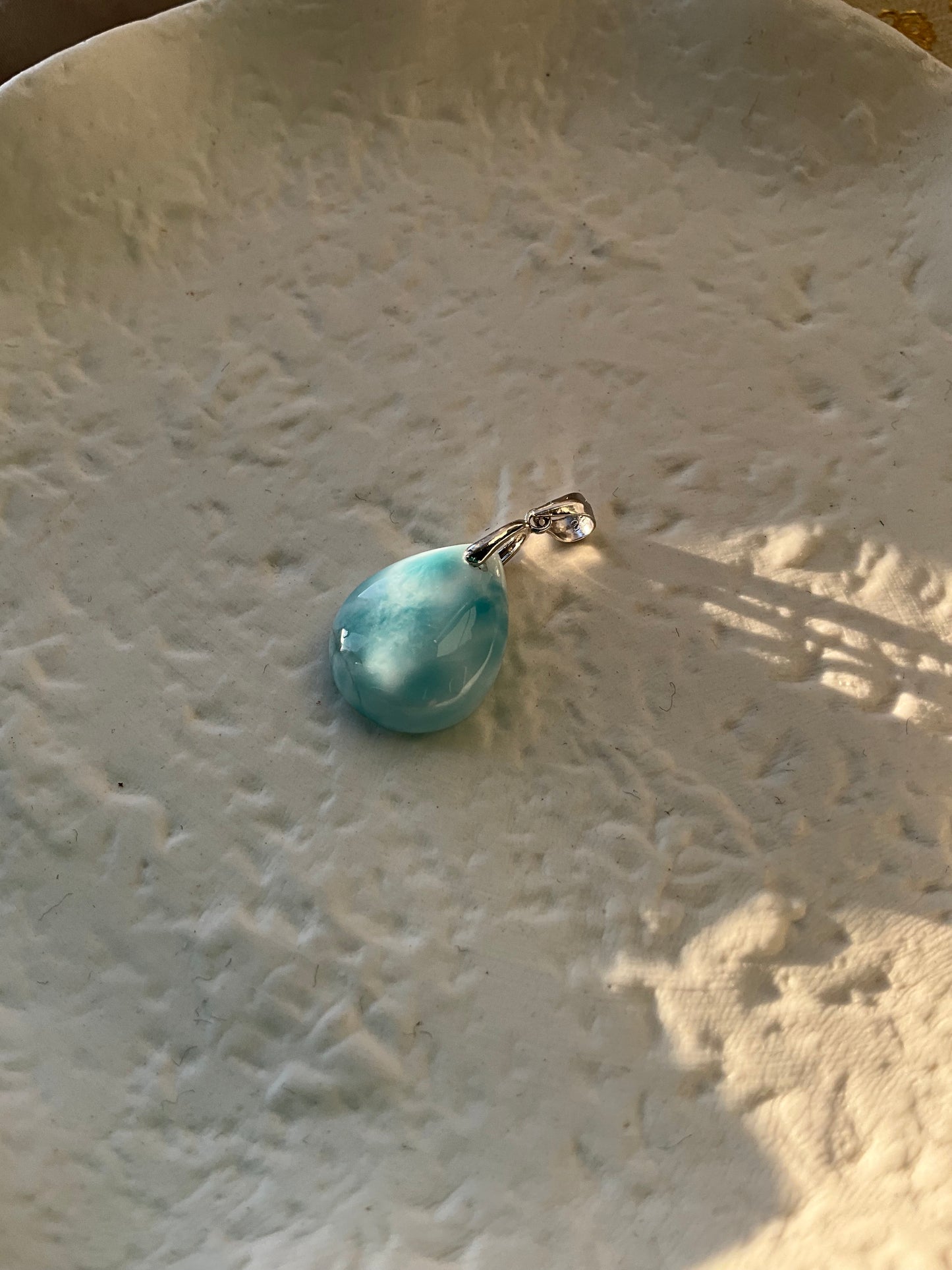 Larimar pendant