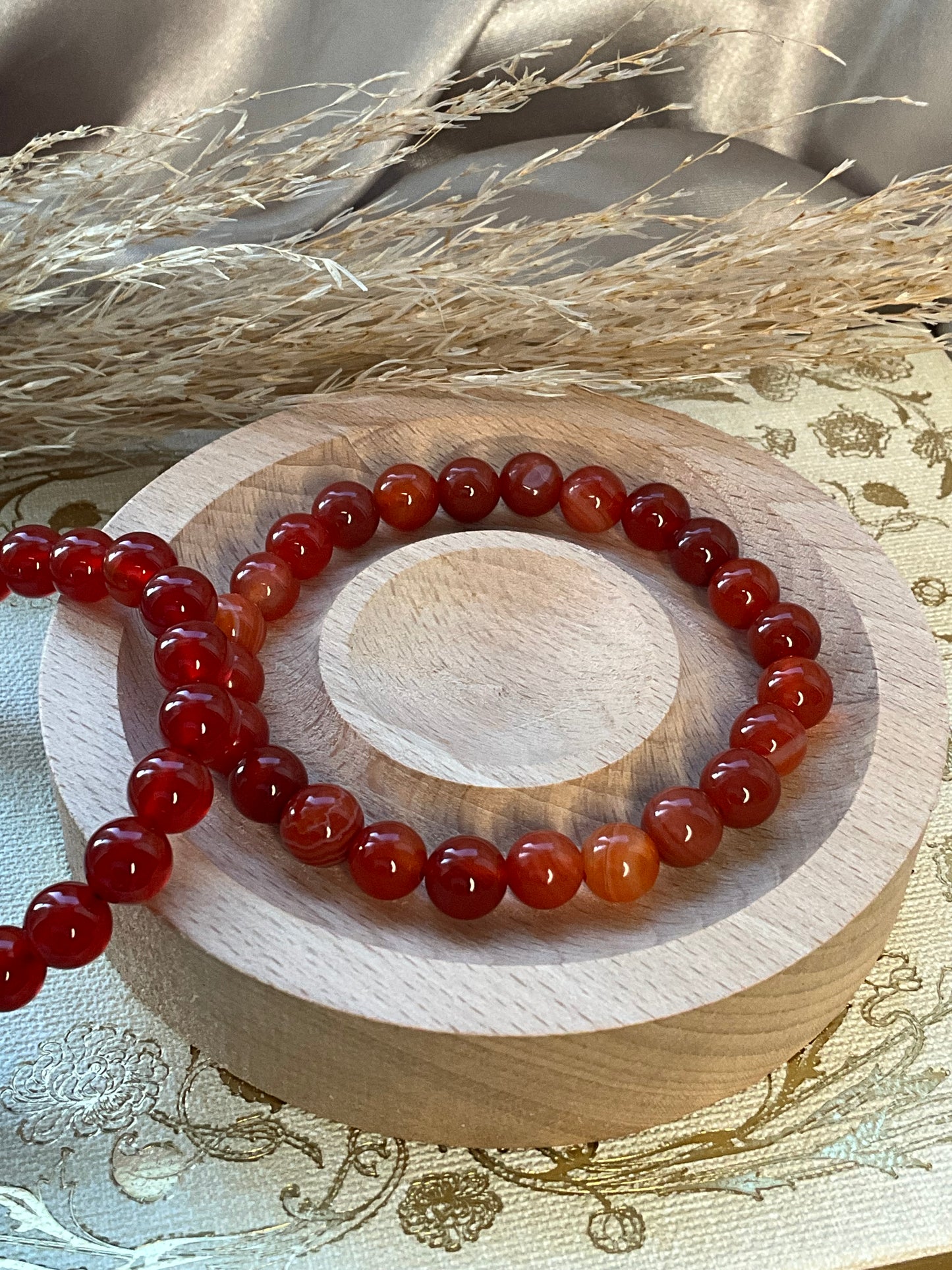 Carnelian Crystal Bracelet