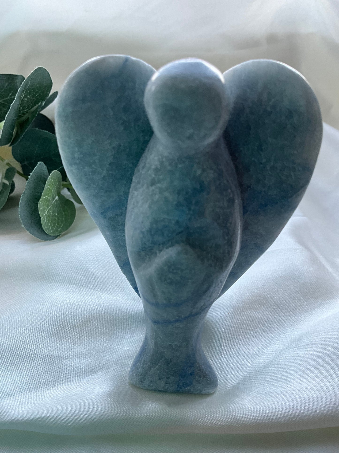 Blue Aventurine Angel Crystal Carving