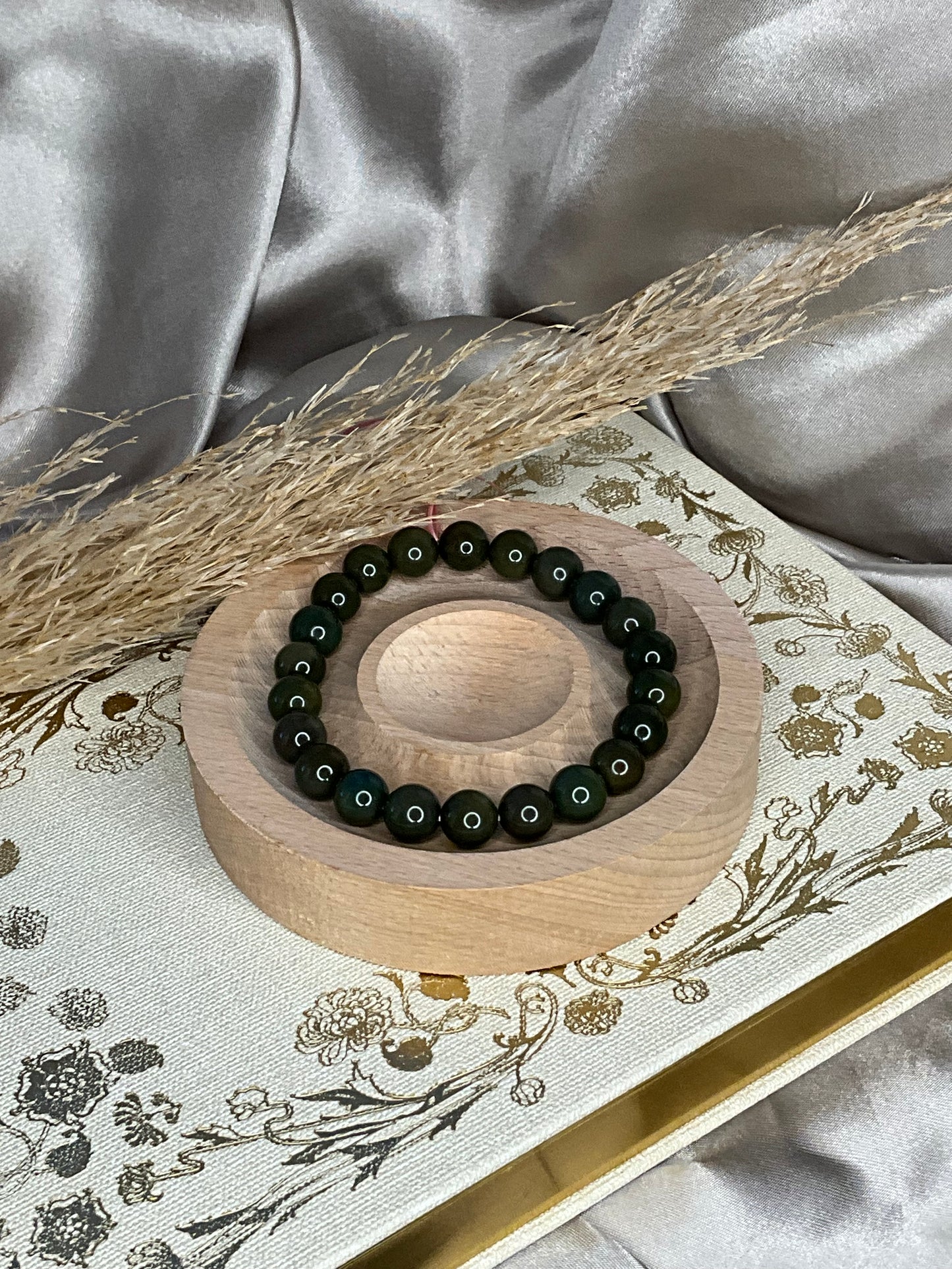 Green Agate Crystal Bracelet