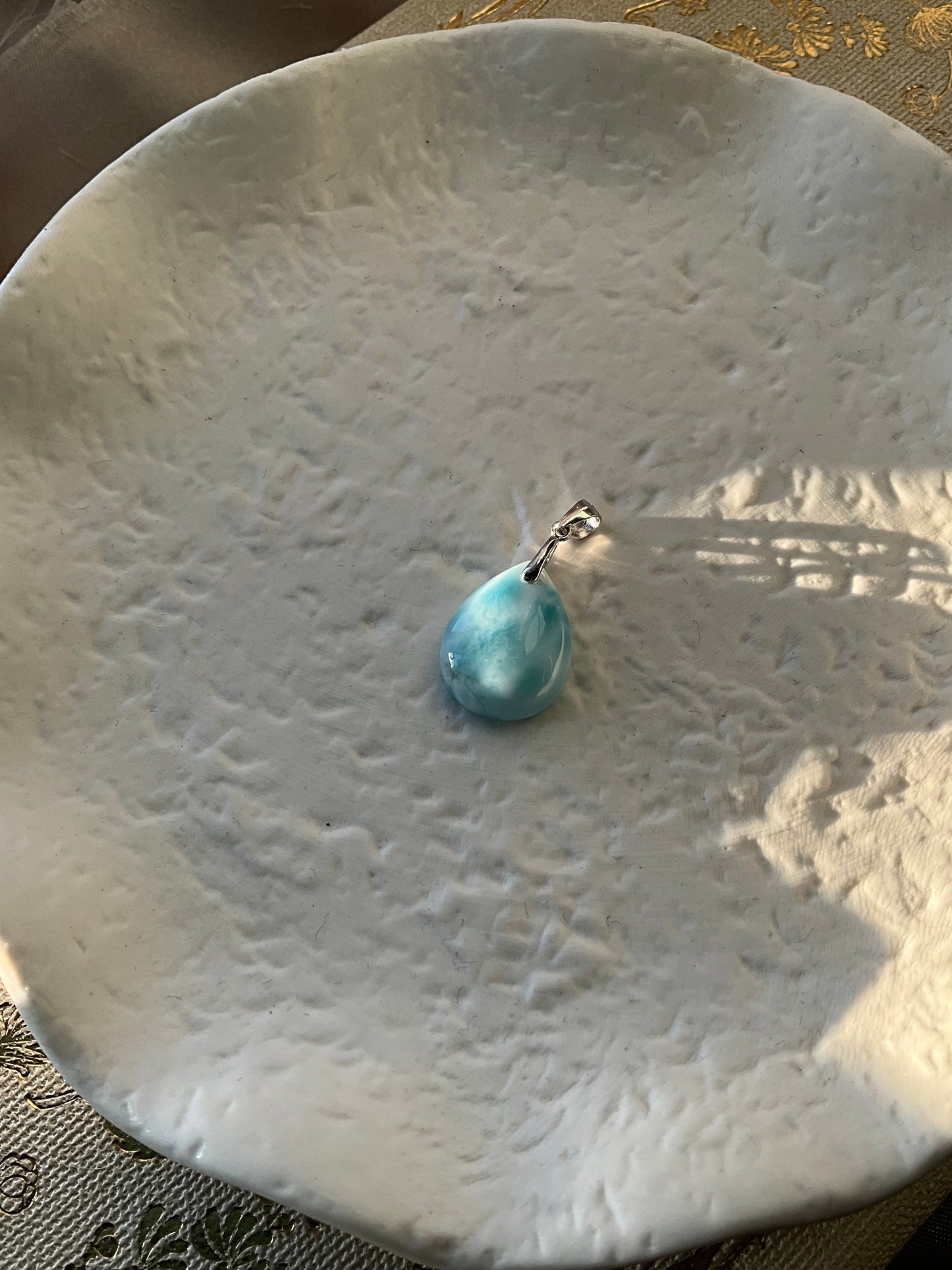 Larimar pendant