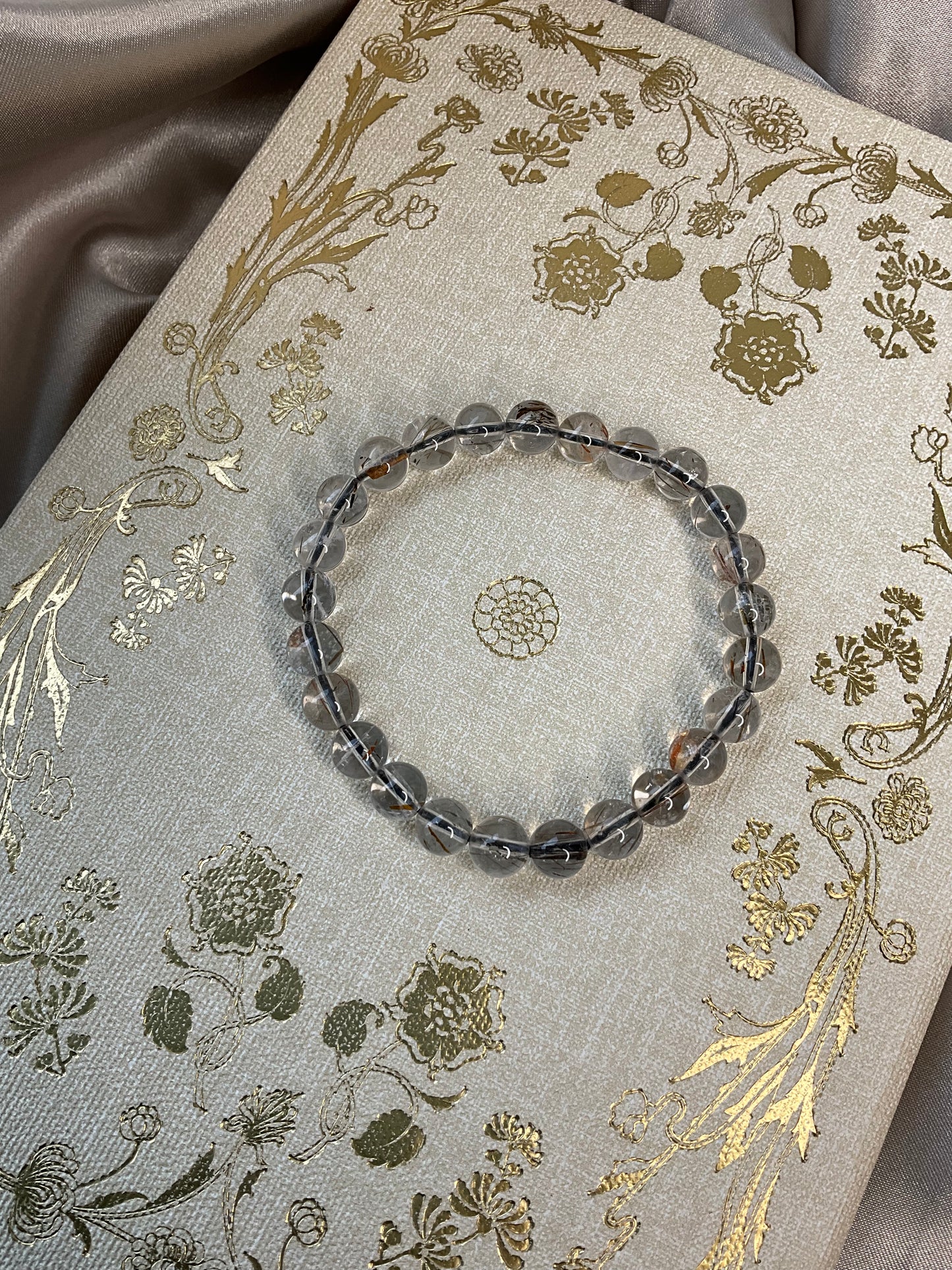 Rutile Quartz stretch bracelet