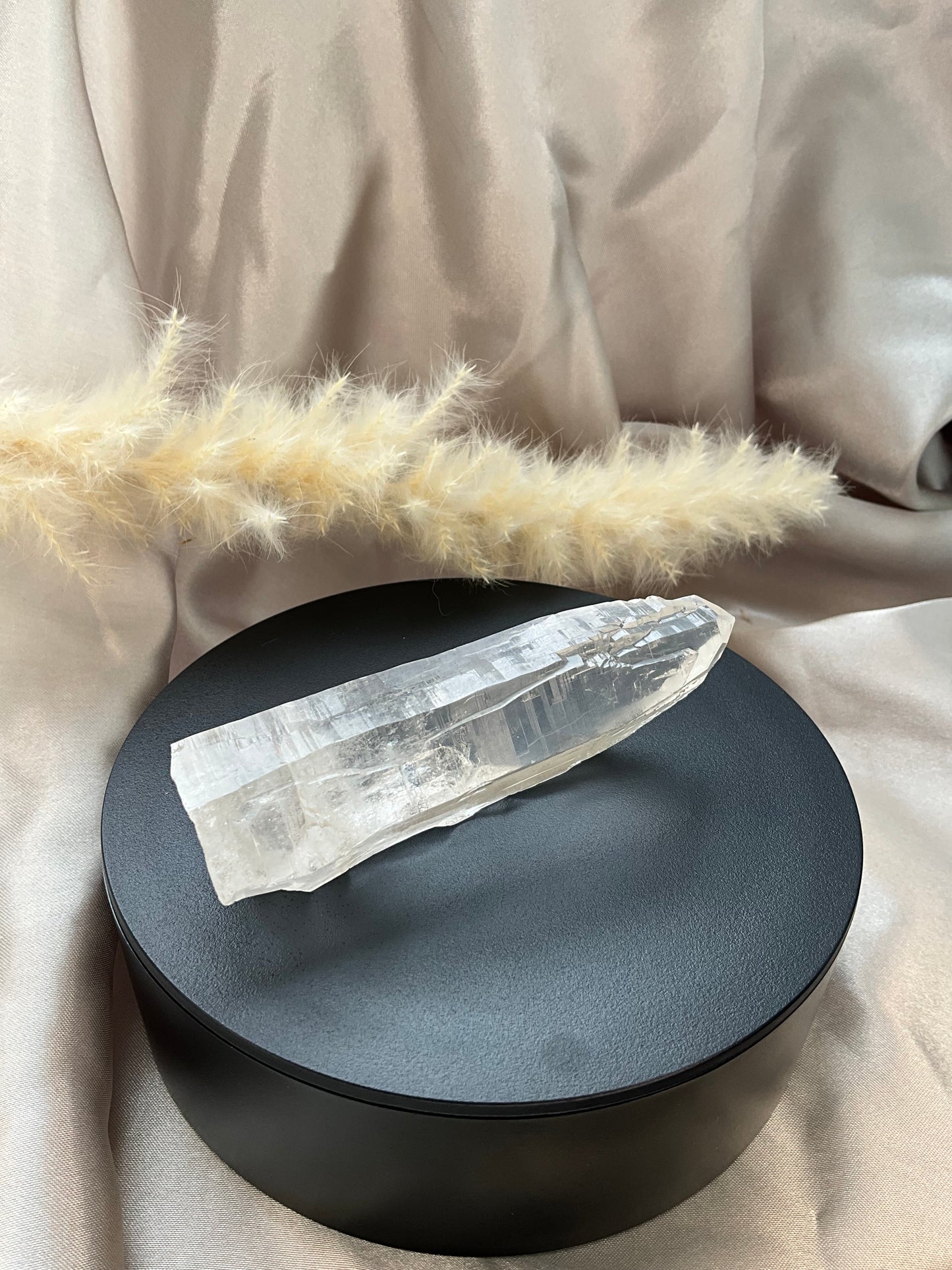 Lemurian Quartz point. Medium sized