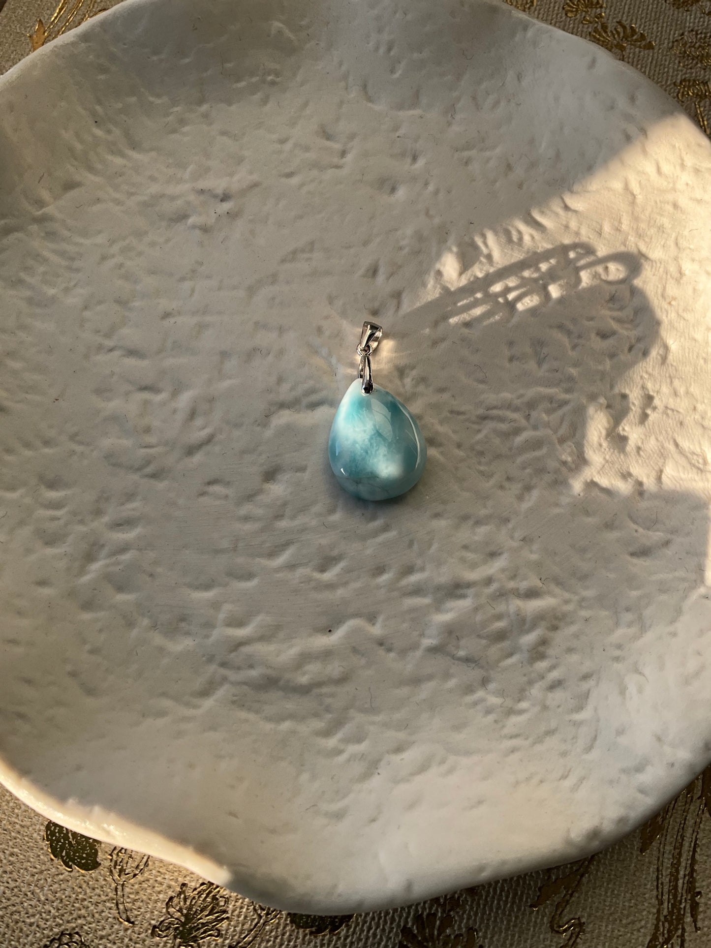 Larimar pendant