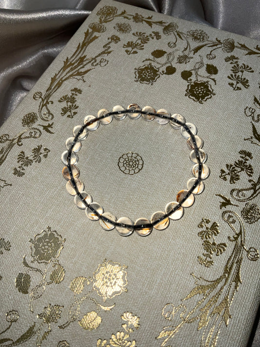 Rutile Quartz stretch bracelet