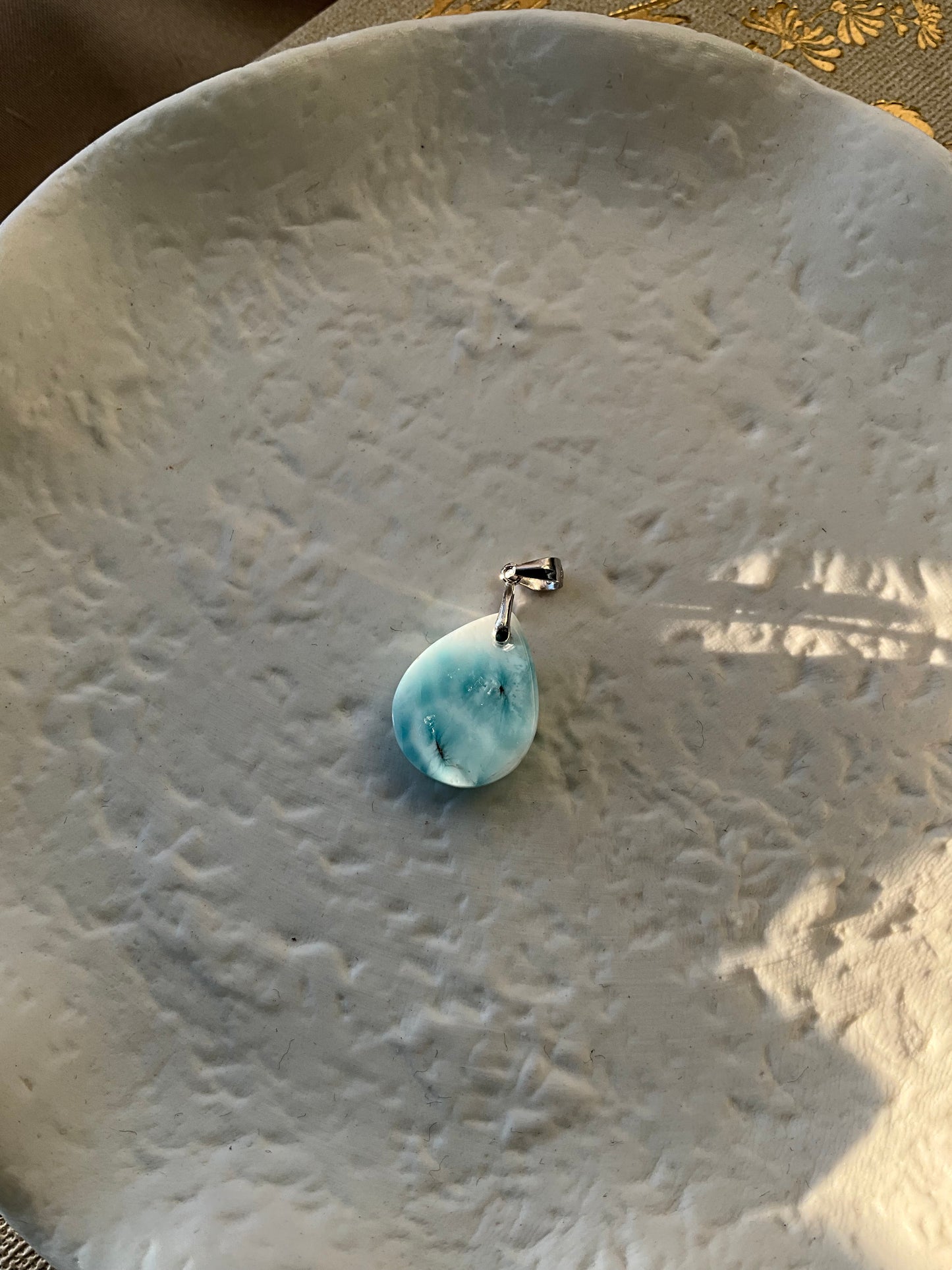 Larimar pendant