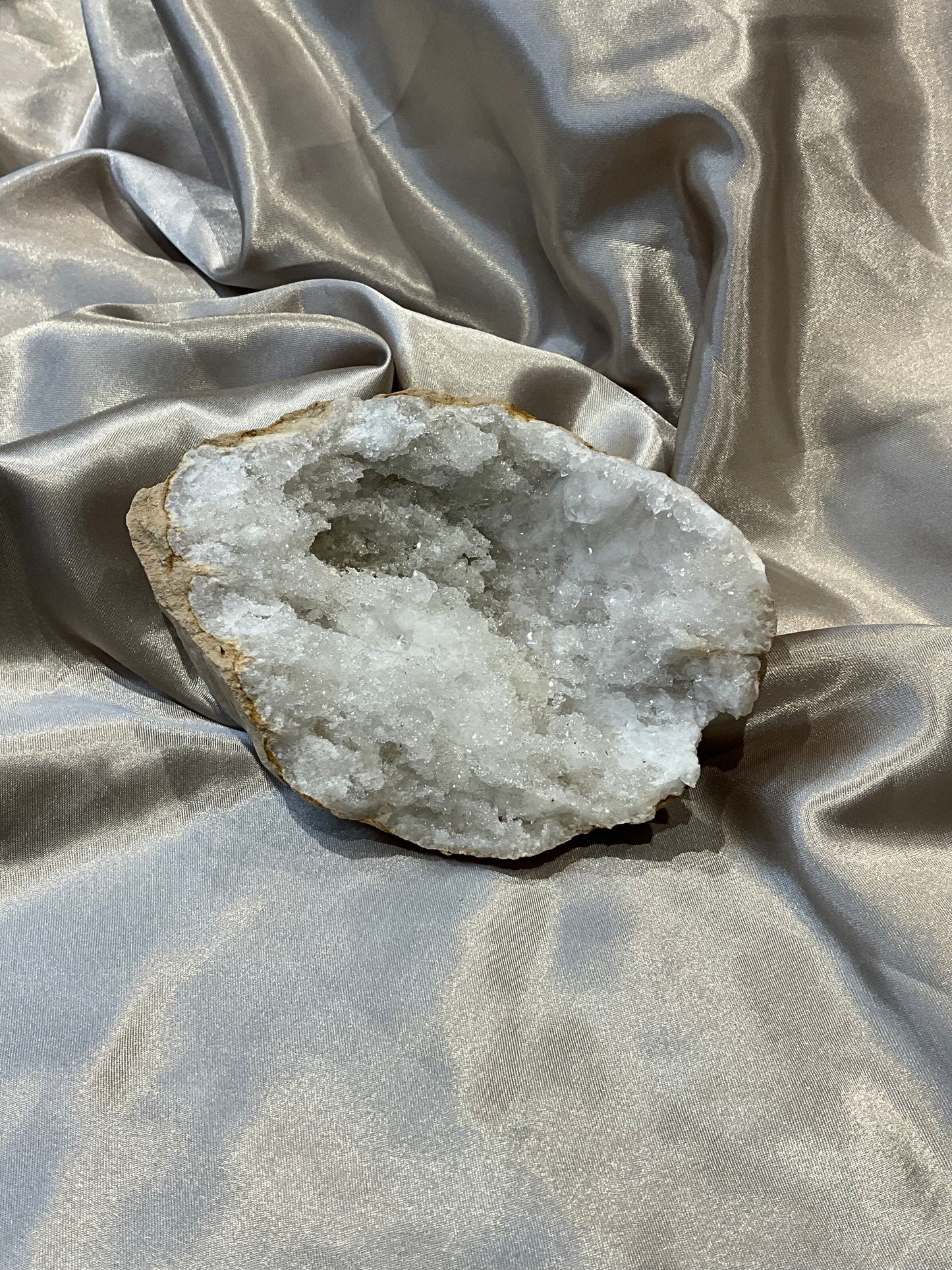 Stunning High Sparkle Clear Quartz Geode