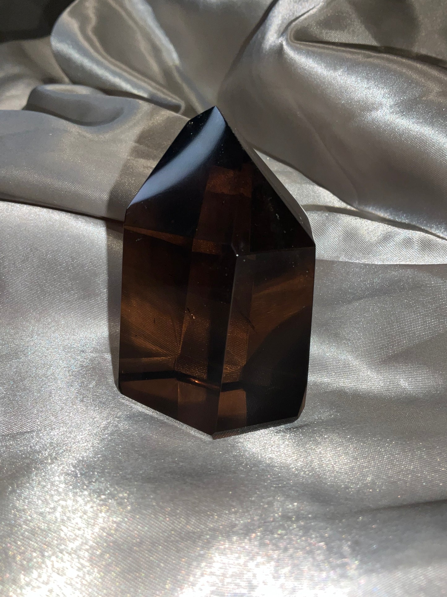 High Grade Deep Smoky Quartz Freeform Crystal