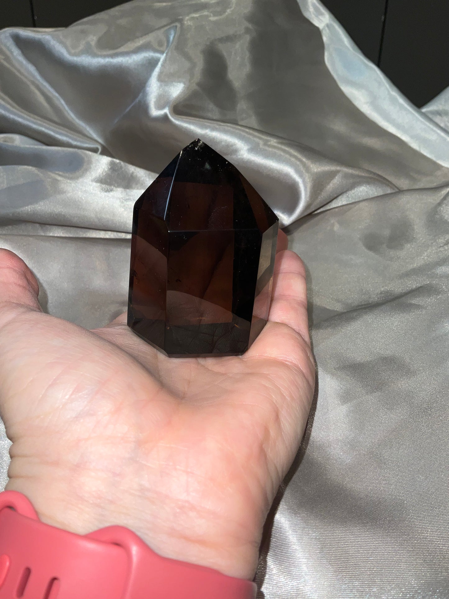 High Grade Deep Smoky Quartz Freeform Crystal