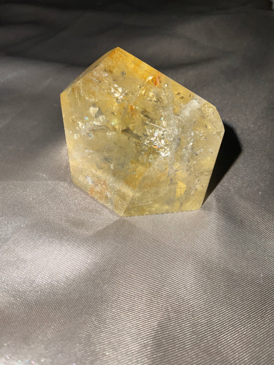 Citrine with golden healer freeform