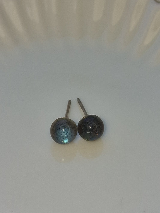 Labradorite Stud Earrings