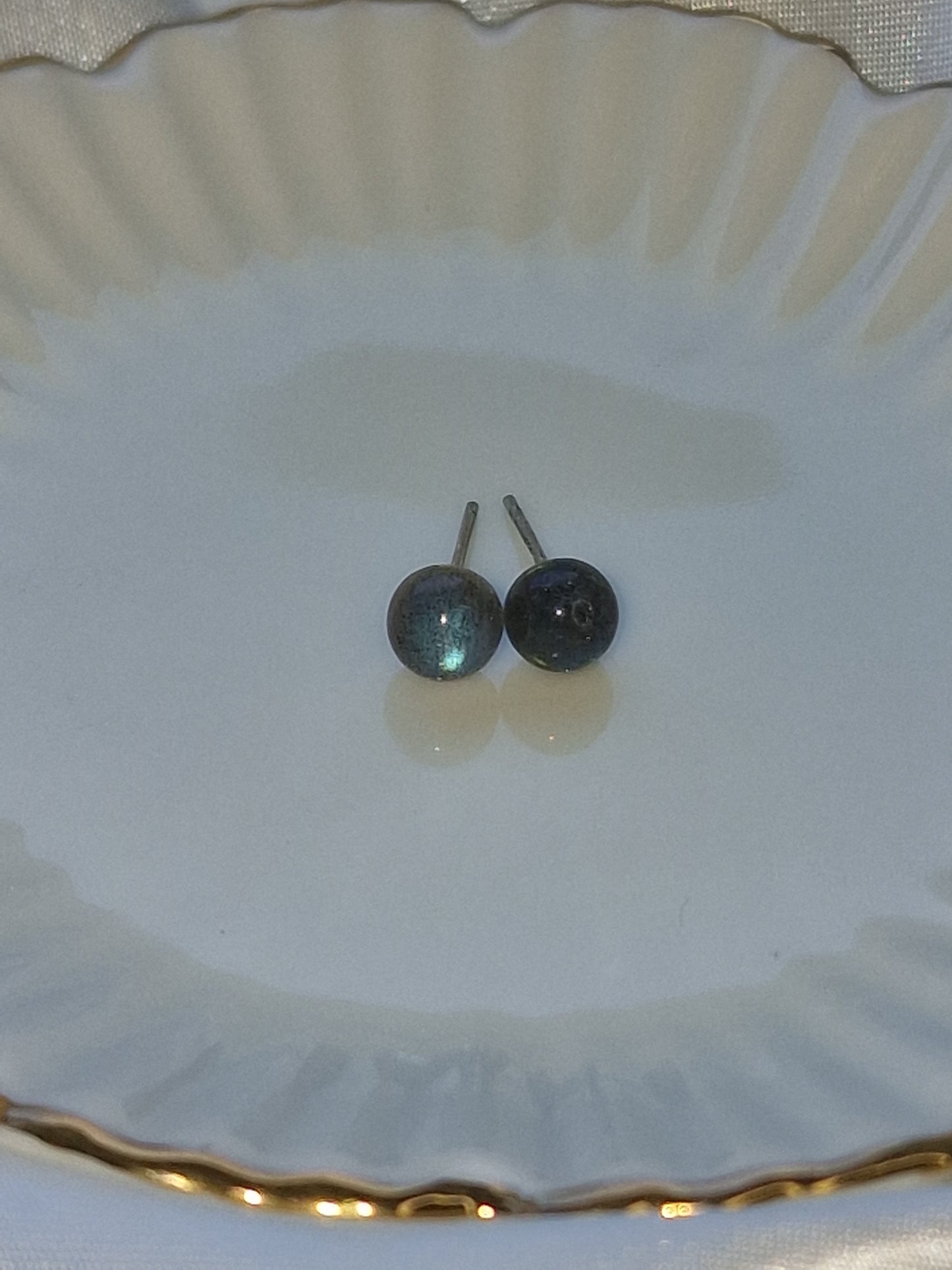 Labradorite Stud Earrings